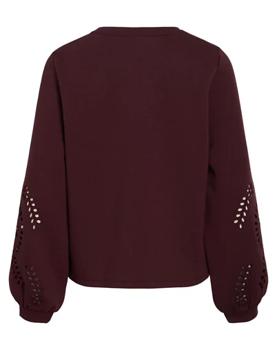 Vila - VISandy Detail Sweatshirt - Port Royale